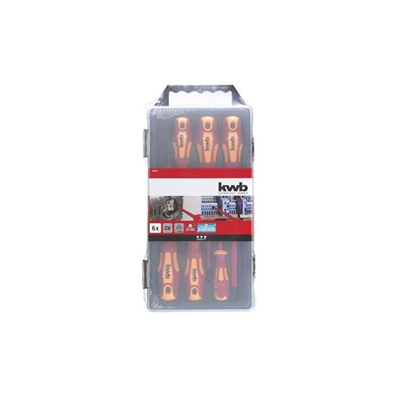 foto del prodotto kwb einhell 49140870 set 6 cacciavite elettricista isolati 1000v acciaio