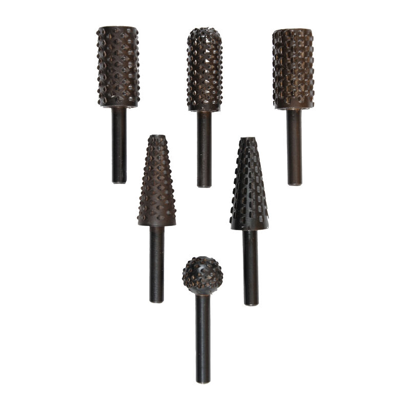 foto del prodotto kwb einhell 49495500 set 10 raspe fresatura intaglio legno lamiera 6mm