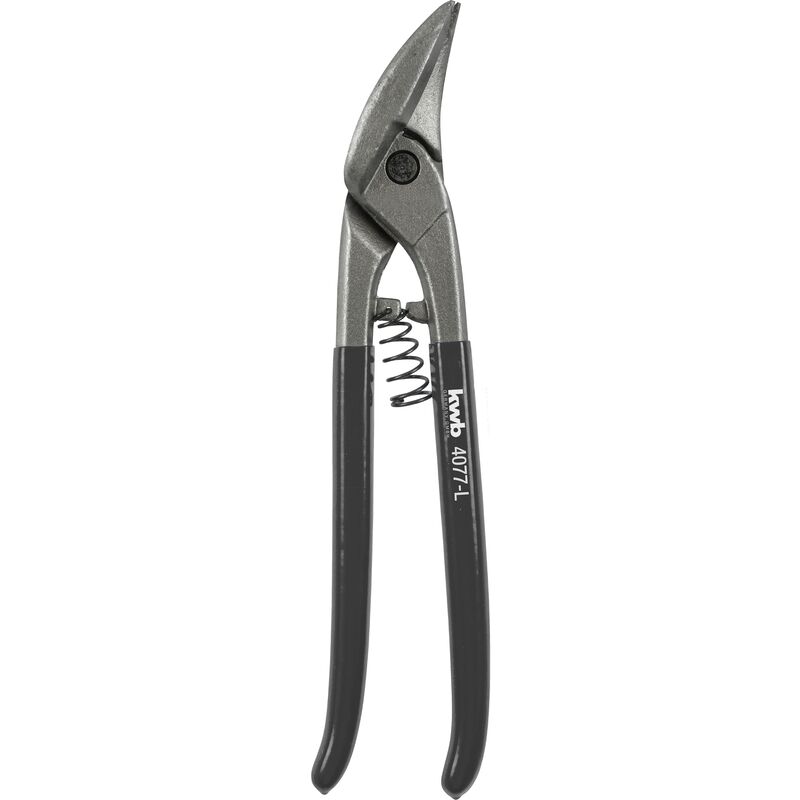 foto del prodotto kwb forbici per lamiera profi forbici a taglio sinistro 260 mm f. curve strette, targhetto da taglio max. 1,5 mm e acciaio inossidabile v2a fino