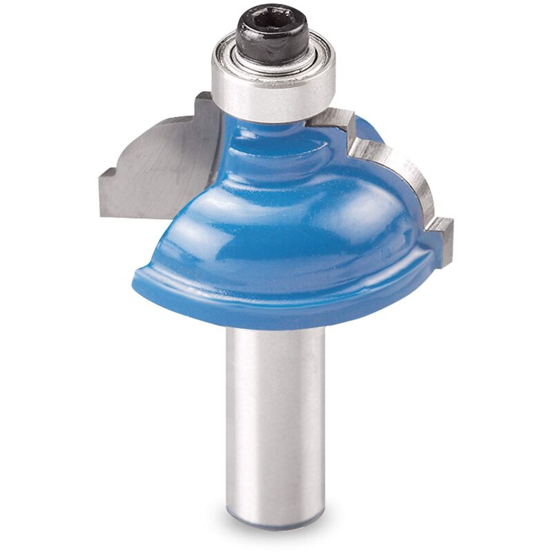 foto del prodotto kwb hss profile cutter professional per legno, 39,2mm, r1 4,79mm, r2 6.35mm, albero da 8 mm, taglio a base di precisione a terra, cuscinetto