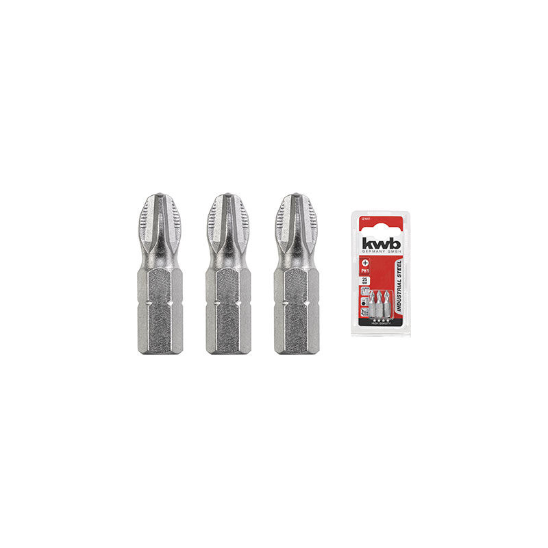 foto del prodotto kwb inserto croce phillips x avvitatore phxmm 3x25 cf pz 3