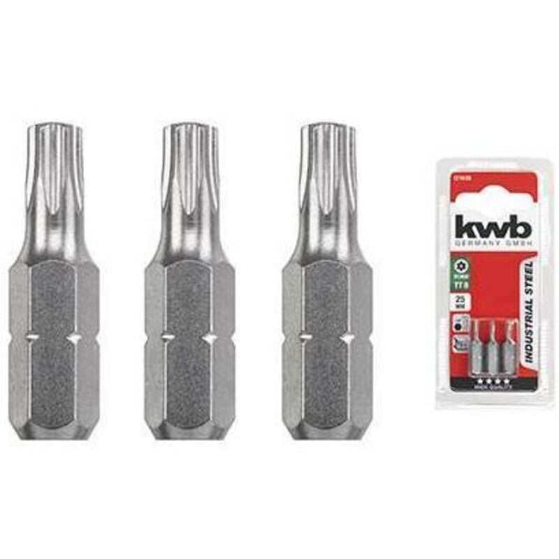 foto del prodotto kwb - inserto torx tamper x avvitatore txtxmm 8x25 cf pz 3