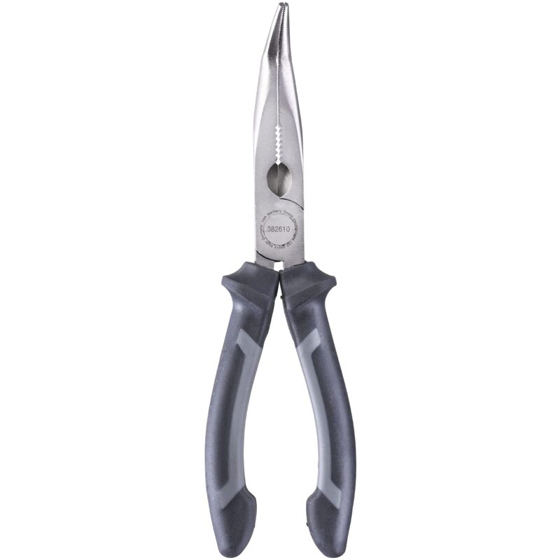 foto del prodotto kwb pinza a becchi piatti pinza a becchi piatti 200 mm 382610, secondo din iso 5745, forma curva, taglienti temprati, acciaio cv