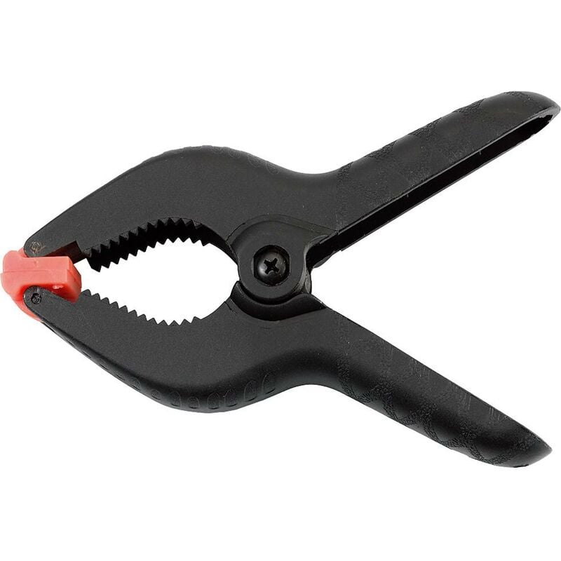 foto del prodotto kwb profie spring zword 90 mm, larghezza di serraggio 30 mm, 4 confezione, alta forza di primavera per colla e lavori adesivi, morsetto a molla per