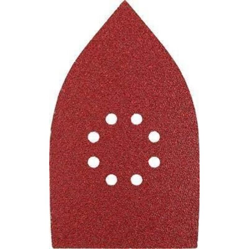 foto del prodotto kwb quick stick 4934 70 foglio abrasivo triangolare, per legno e metallo, autoadesivo, 107 x 175 mm
