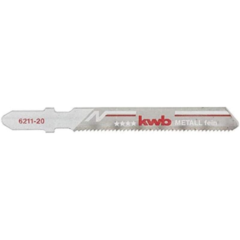 foto del prodotto kwb set 2 lame super flessibili hcs per metallo 77x50 mm taglio fine bimetallo per seghetto alternativo einhell bosch aeg