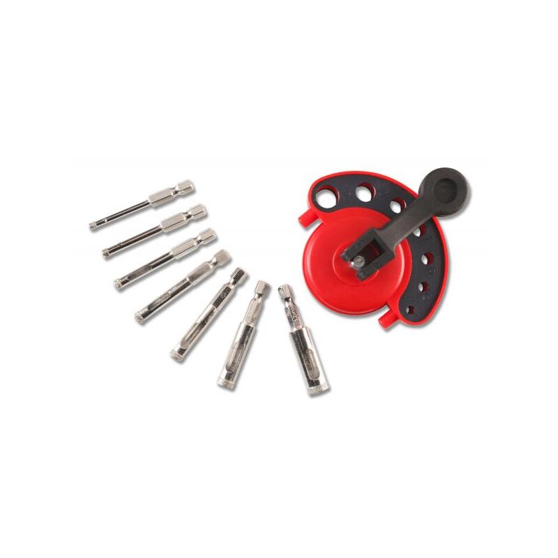 foto del prodotto kwb set 8 frese a tazza diamantate