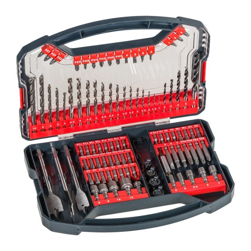 foto del prodotto kwb set da 101 pz di punte e bit drill