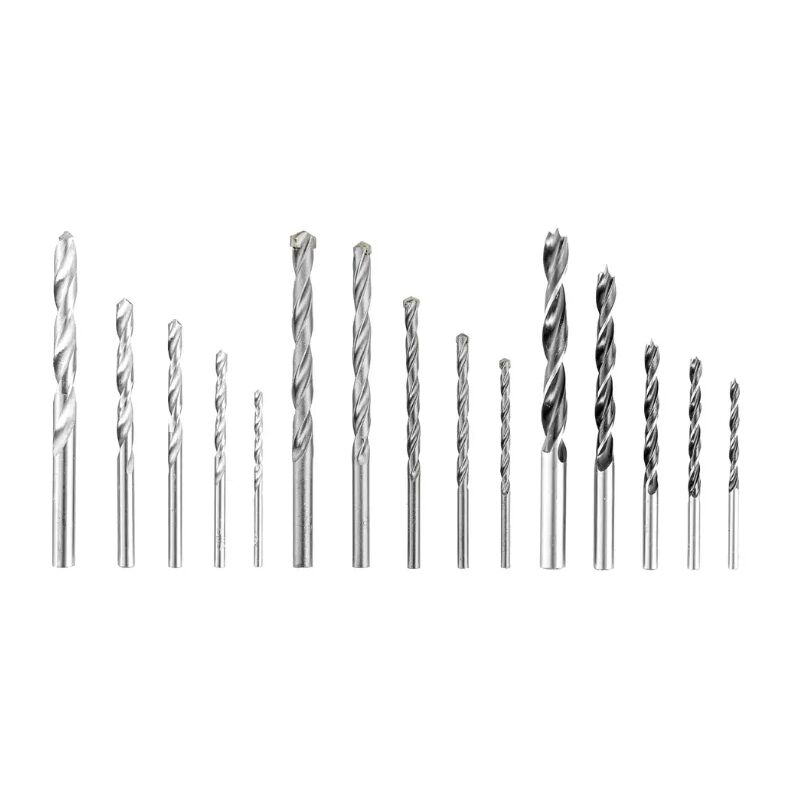 foto del prodotto kwb set punte trapano 5 per legno 5 per pietra 5 per metallo scatole incluse