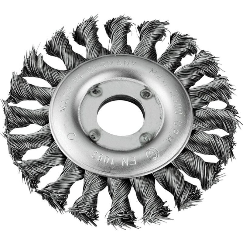 foto del prodotto kwb spazzola a parco aggresso flex , fil. in acciaio, pocchetto 719530 1 pz.