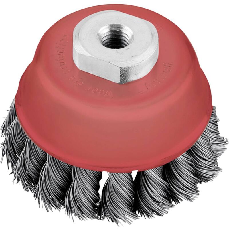 foto del prodotto kwb spazzola a tocco aggresso flex , filo d acciaio, goccato 719206 1 pz.