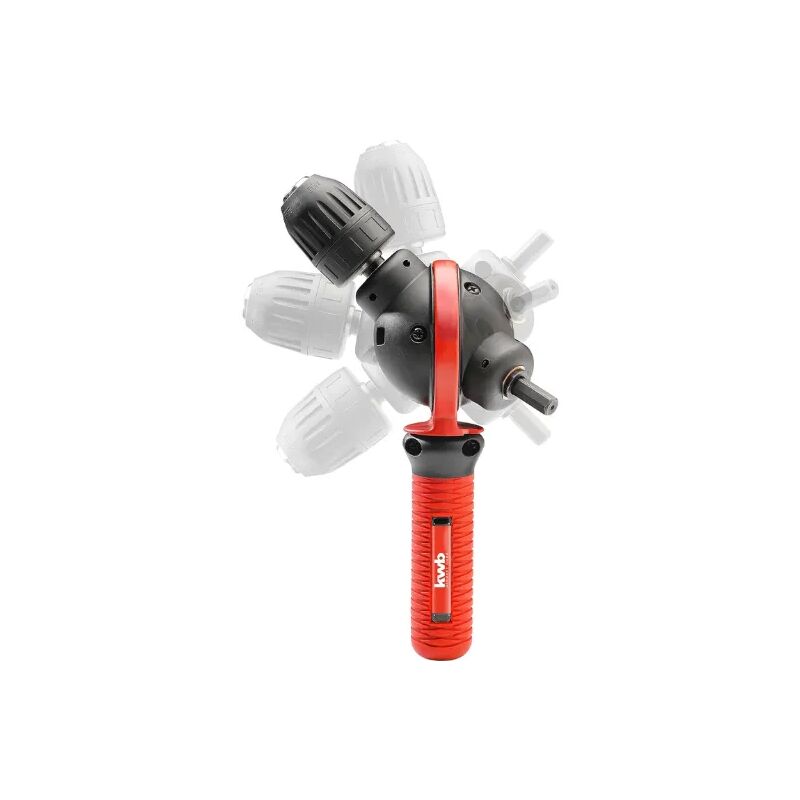 foto del prodotto kwb testa di foratura angolare 360acirc con mandrino rapido 10 mm di