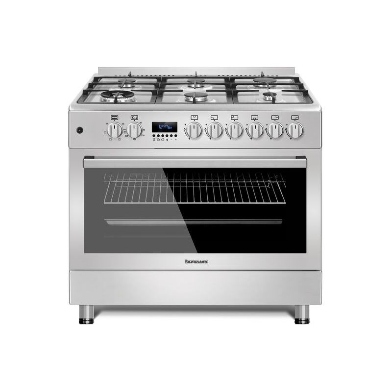 foto del prodotto kwge k90 6 top chef cucina freestanding piano cottura elettrico degas acciaio inox b ravanson