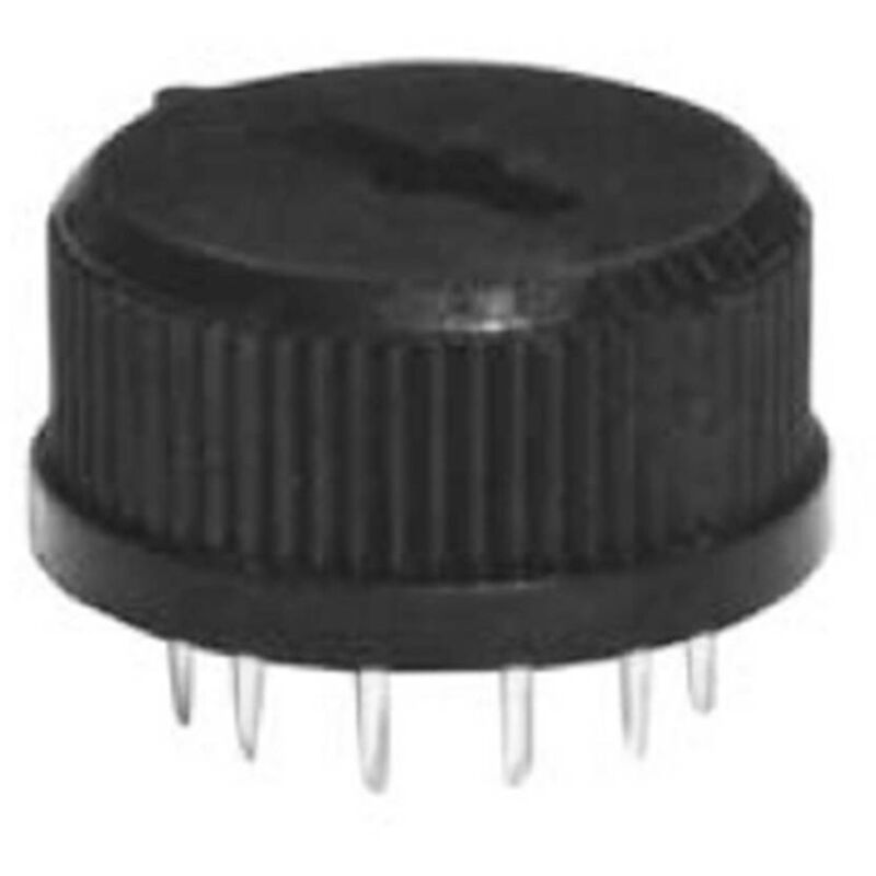 foto del prodotto kyocera avx 9341700041 9341700041 interruttore rotativo 150 v dc ac 130 ma posizioni di commutazione 3 15 1 pz.
