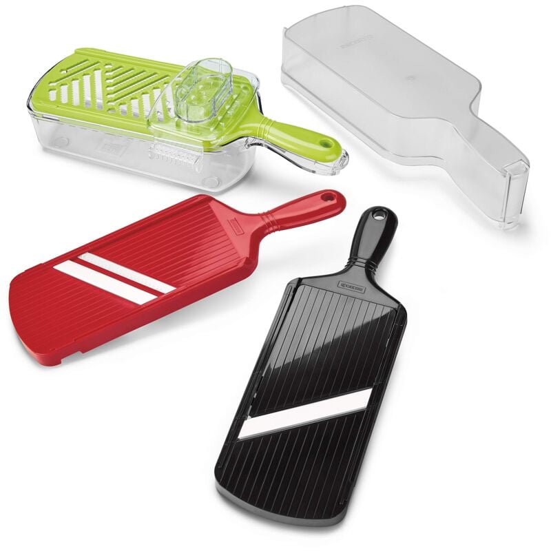 foto del prodotto kyocera csn550 set affettatrici e grattugia, multiply, multicolor, 20.1x15.1x10.1 cm