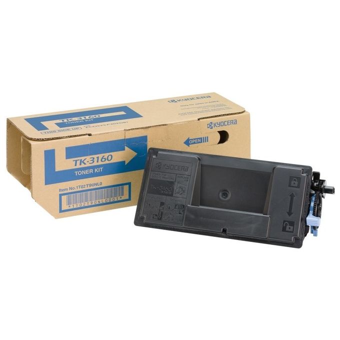 foto del prodotto kyocera tk 3160 toner 1 pezzo originale nero