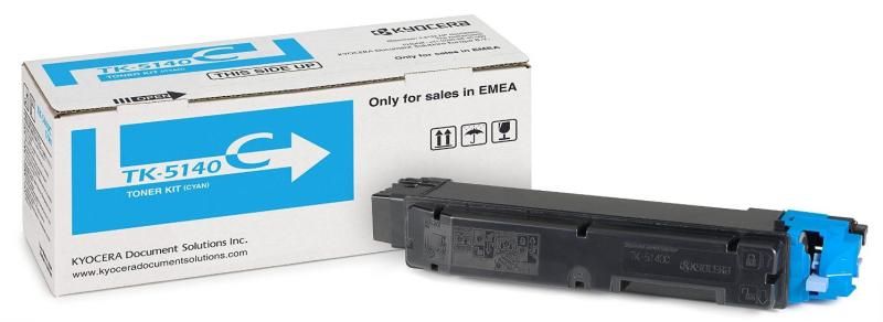 foto del prodotto kyocera tk 5140c cartuccia toner 1 pz originale ciano