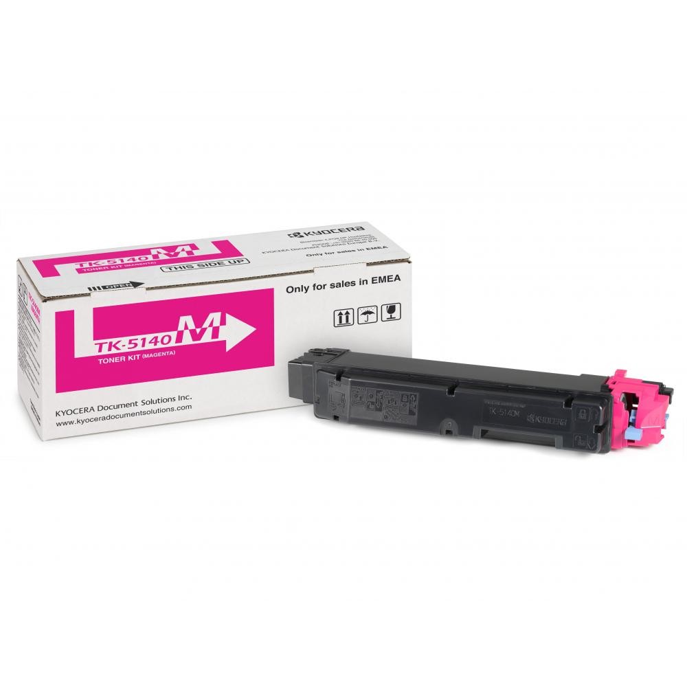 foto del prodotto kyocera tk 5140m cartuccia toner 1 pz originale magenta