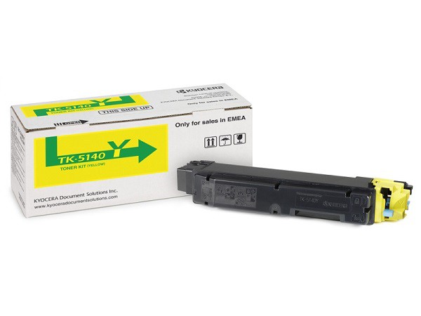 foto del prodotto kyocera tk 5140y cartuccia toner 1 pz originale giallo