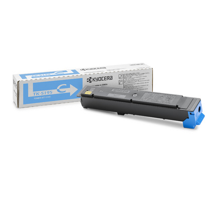 foto del prodotto kyocera tk 5195c cartuccia toner 1 pz originale ciano