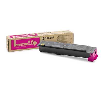 foto del prodotto kyocera tk 5195m cartuccia toner 1 pz originale magenta