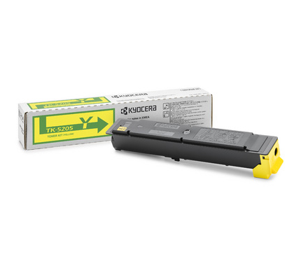 foto del prodotto kyocera tk 5205y cartuccia toner 1 pz originale giallo