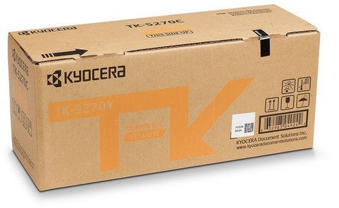 foto del prodotto kyocera tk 5270y cartuccia toner 1 pz originale giallo