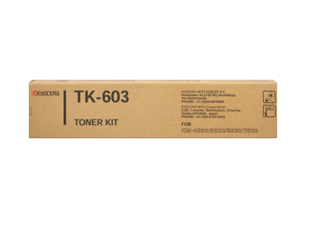 foto del prodotto kyocera tk 603 cartuccia toner 1 pz originale nero