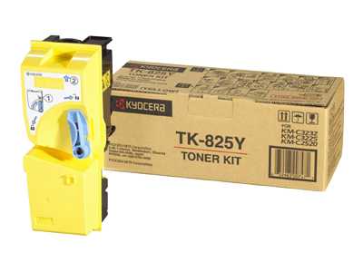 foto del prodotto kyocera tk 825y cartuccia toner 1 pz originale giallo