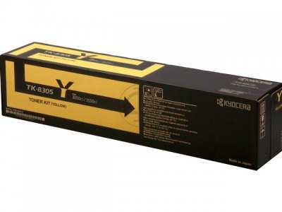 foto del prodotto kyocera tk 8305y cartuccia toner 1 pz originale giallo