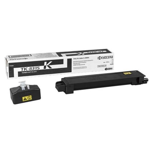 foto del prodotto kyocera tk 8315k cartuccia toner 1 pz originale nero