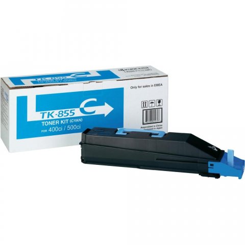 foto del prodotto kyocera tk 855c cartuccia toner 1 pz originale ciano