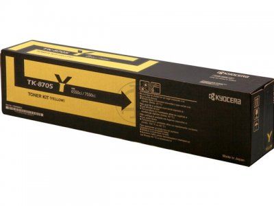 foto del prodotto kyocera tk 8705y cartuccia toner 1 pz originale giallo