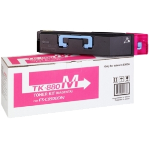 foto del prodotto kyocera tk 880m cartuccia toner 1 pz originale magenta