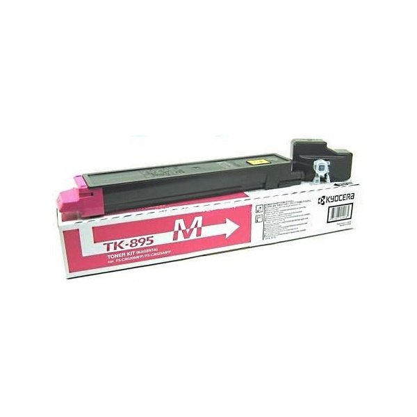 foto del prodotto kyocera tk 895m cartuccia toner 1 pz originale magenta