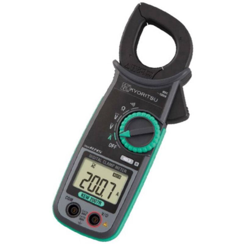 foto del prodotto kyoritsu kew 2007r pinza amperometrica cat iii 600 v, cat iv 300 v