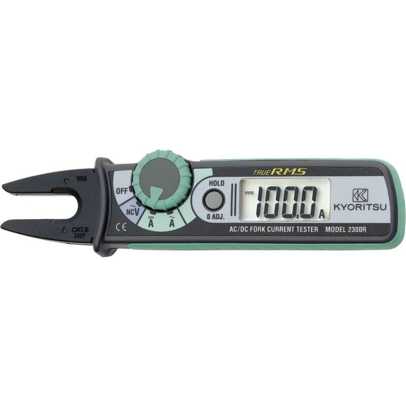 foto del prodotto kyoritsu kew 2300r multimetro portatile, pinza amperometrica digitale cat iii 300 v display counts 1049