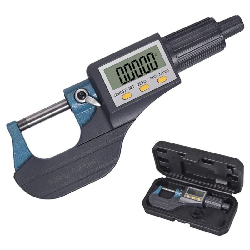 foto del prodotto kzq 0 25mm lcd microm tre electronique num rique microm tre digital palmer d ext rieur standard m trique pouce 0.001 mm r solution 0.002