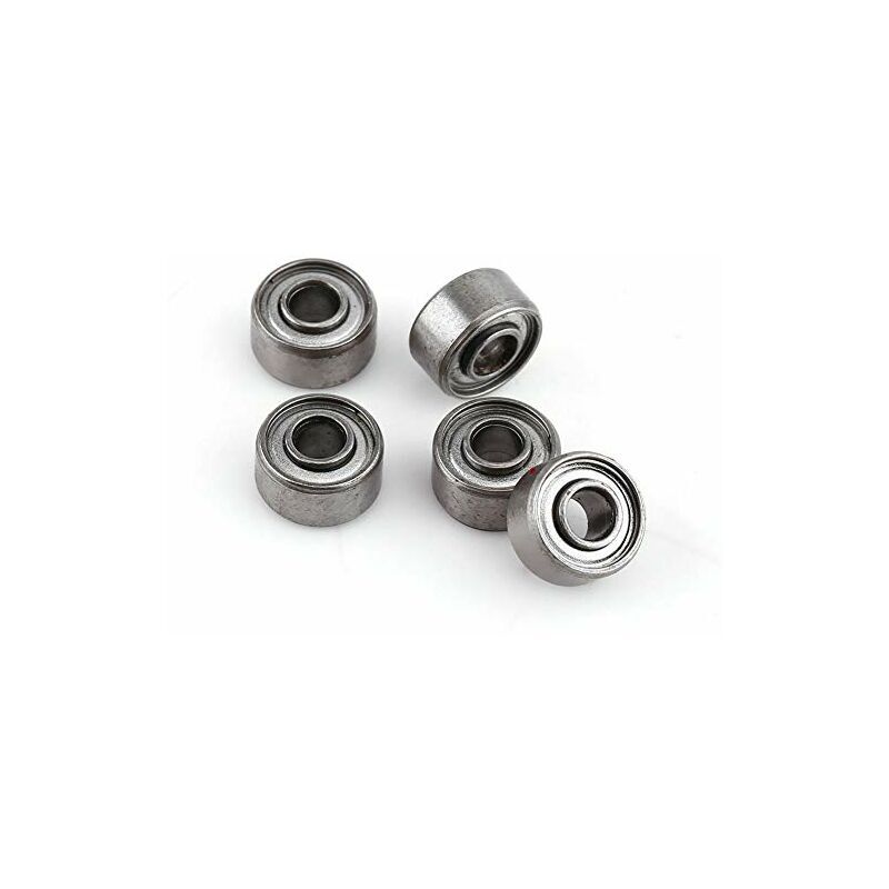 foto del prodotto kzq 10 pezzi 693zz mini cuscinetti a sfera flangiati in acciaio cuscinetti a doppia schermatura kit 3 8 4mm