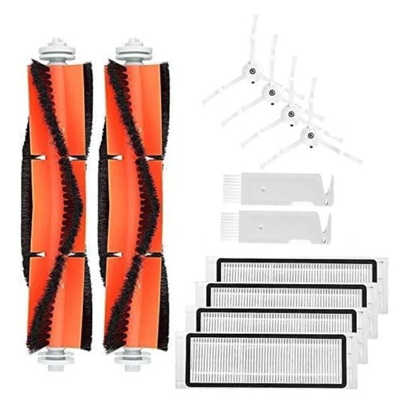 foto del prodotto kzq 12 accessori di ricambio per xiaomi roborock s50 s51 s55 s6 robot aspirapolvere ricambi spazzole filtri