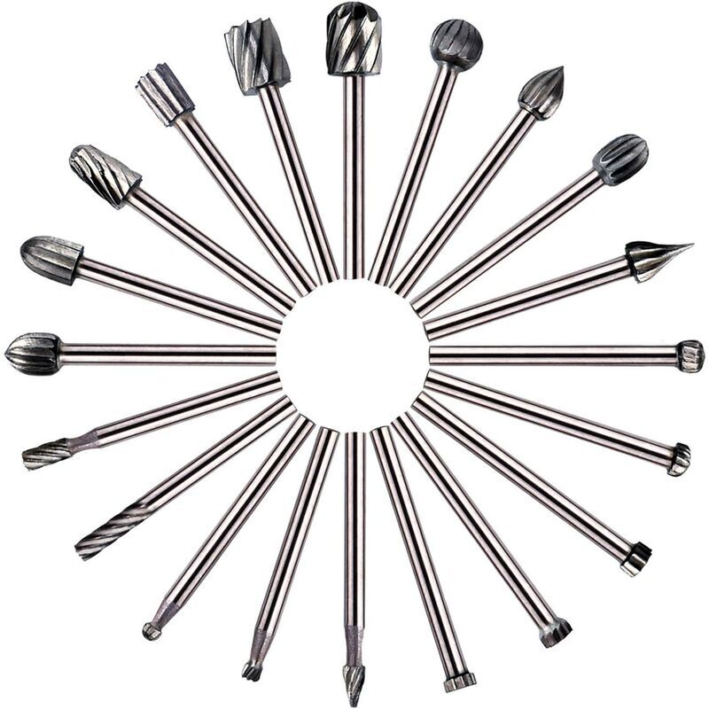 foto del prodotto kzq 20 utensili rotanti hss fresa per la lavorazione del legno, utilizzata per dremel accessori utilizzati per la lavorazione del legno fai da te,