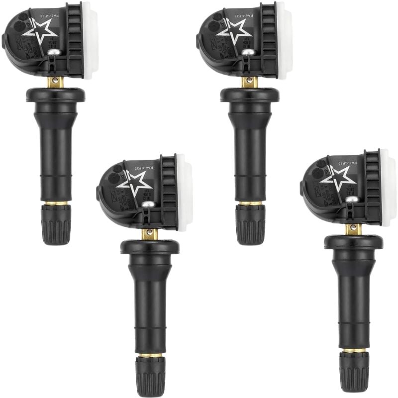 foto del prodotto kzq 4 pezzi sensore di pressione pneumatici tpms per auto 13598771 13598772 per buick per cadillac per chevy sensore del sistema di monitoraggio