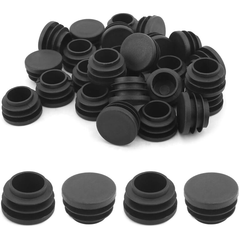 foto del prodotto kzq 64 pezzi 16mm tappi terminali per sedie tappi per tubi per sedie tappi terminali in plastica rotondi tappi per tubi per sedie tappi per gambe