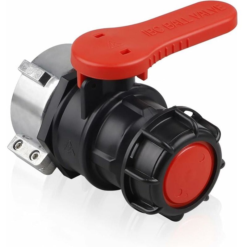 foto del prodotto kzq adattatore e valvola per serbatoio ibc rubinetto rtgpt dn50 75mm .