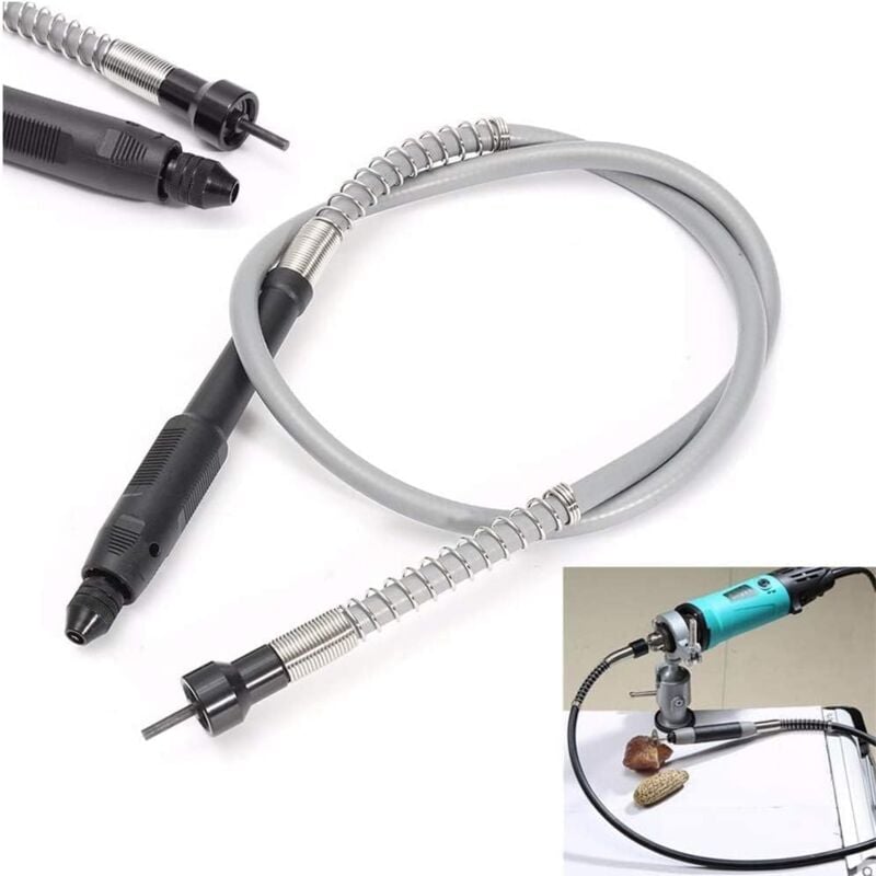 foto del prodotto kzq adattatore universale per prolunga albero flessibile per lunghezza albero per utensili di rettifica e mandrino autoserrante con diametro di