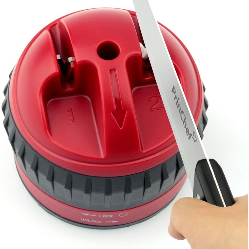 foto del prodotto kzq affilacoltelli pi sicuro, affilatura antiscivolo con una sola mano con ventosa, strumento di affilatura coltelli di alta qualit per coltelli