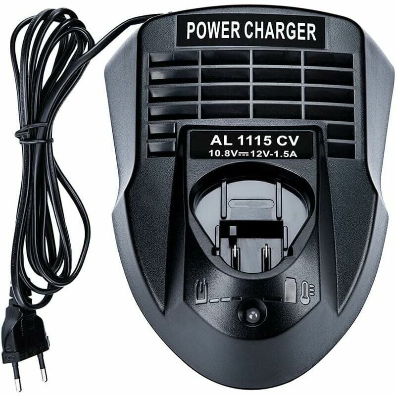foto del prodotto kzq al1115cv caricabatteria agli ioni di litio da 10,8 v 12 v 1,5 a per trapano avvitatore agli ioni di litio bosch, compatibile con bat411