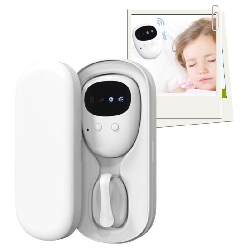 foto del prodotto kzq allarme anti enuresi wireless con ricevitore e trasmettitore a clip per bambini, per l addestramento al vasino, portata 10 20 m, vibrazione,