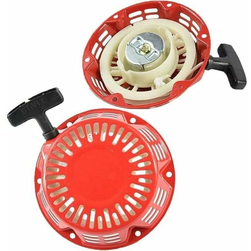foto del prodotto kzq avviamento a strappo, avviamento a strappo, impugnatura per generatore, avviamento a strappo per tosaerba gx120, gx160, gx200, 5,5 cv, 6,5 cv,