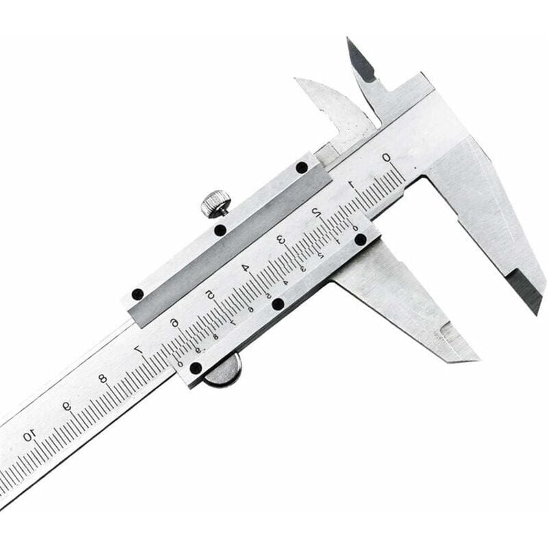 foto del prodotto kzq calibro a corsoio, calibro micrometrico manuale da 0 6 pollici 0 150 mm, calibro non digitale in acciaio inossidabile, calibro ad alta